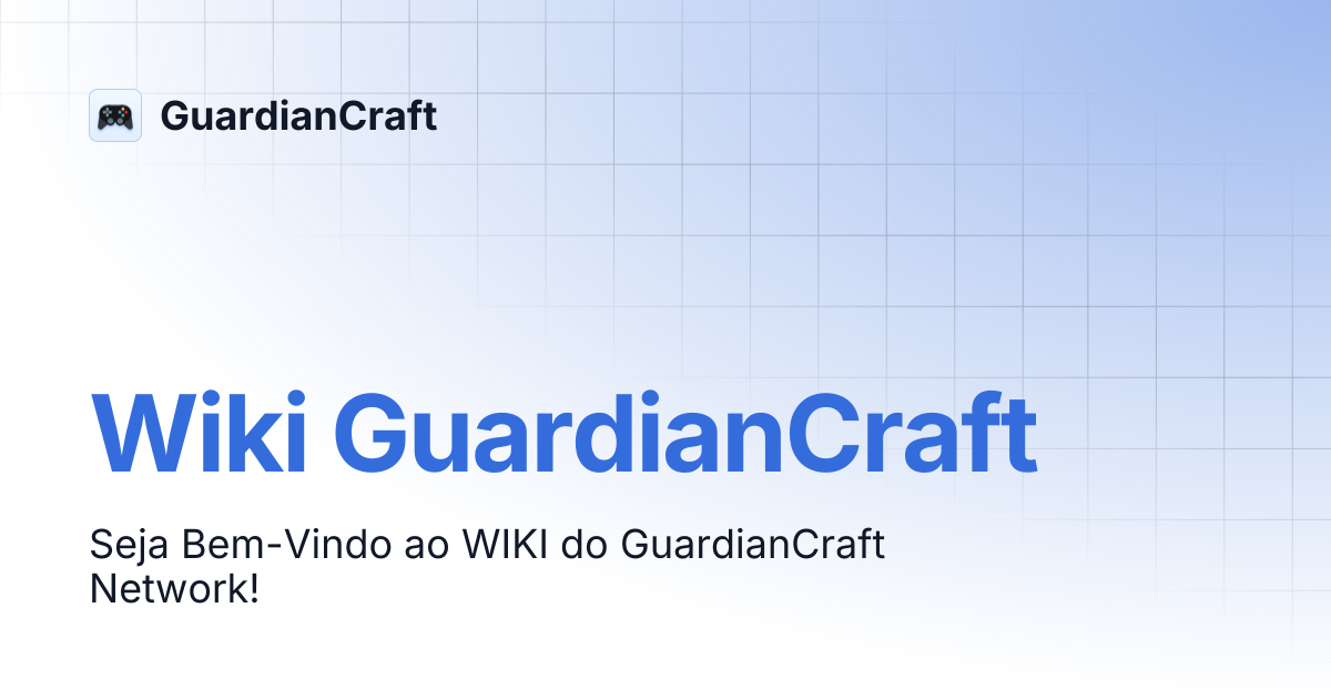 Wiki GuardianCraft | GuardianCraft